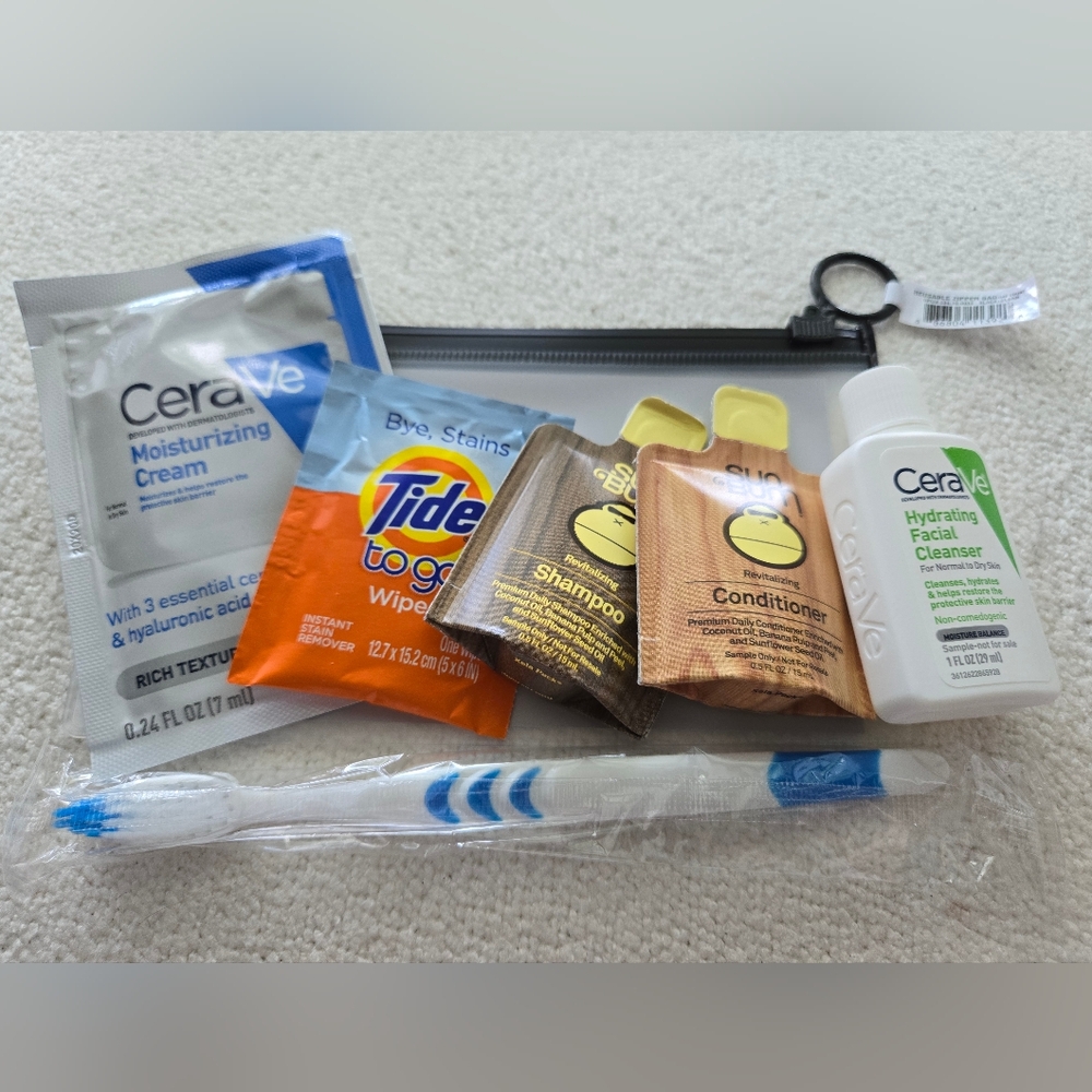 Travel Essentials Kit with CeraVe Tide & Sun Bum